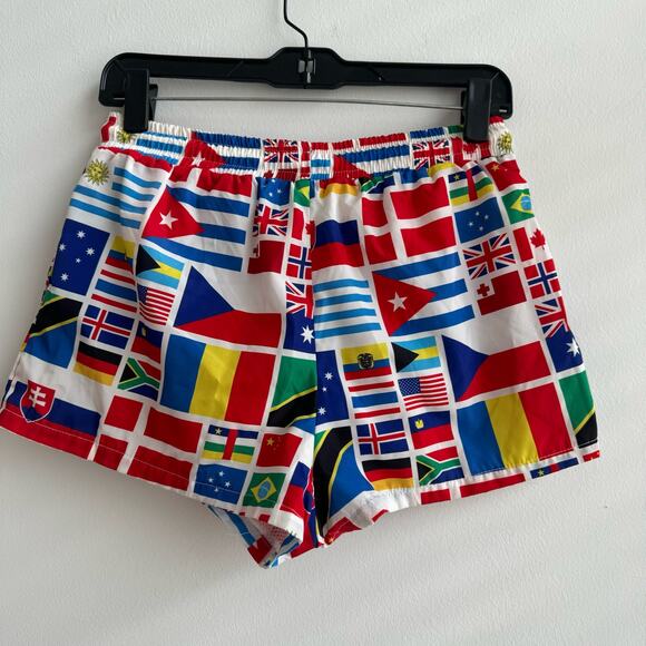 Forever 21 All Flags Womans Swim Trunks - Small - Picture 5 of 5